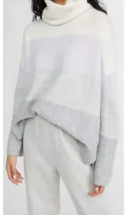 NWT Splendid Funnel Neck Sweater Size Small Multi Color