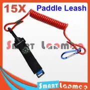 15 x Kayak Paddle Leash Compass Canoe Fishing Rod Boating Safety Coiled Lanyard