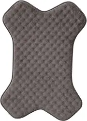 Tuxuseo Dog Kennel Pad, Dog Crate Mat, Cute Bone Shape Puppy Machine Washable, Non-Slippery Chew Proof Dog Bed Kee-Resistant Pet Animal Sleeping Pad for Living Room