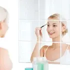 Unbreakable PET Plastic Mirror Sheet Non Glass Mirror Stickers Bedroom