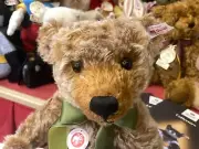 Steiff 2025 British Collectors Teddy Bear, Mohair/Growler, EAN 691737 BEAR SHOP