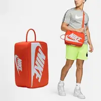 在飛比找森森購物網優惠-Nike 鞋袋 Shoe Box Bag 橘 白 鞋盒包 手