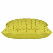 Flux Mustard Yellow 3D Textured Cushion Cover