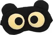 Anneome 1pc Sleep Mask Black Cotton Eye Mask Cooling Sleep Eye Mask Sleeping Patch Large Night Sleeping Blinders Reusable Cover Sleeping Eye Mask Funny Sleeping Mask Weighted for Polyester