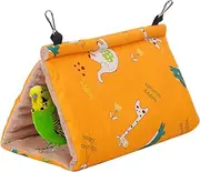 Bird Nest Winter Warm Habitat Handmade for Parakeets Cockatiels Finches Canaries Lovebirds,Super Weight-Bearing Parrot Hut House Hanging Hammock,Parrot Nest Swing Tent Bed Cave Cage