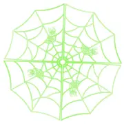 Luminous Spider Web Halloween Haunted House Supplies Glow in the Dark Spider