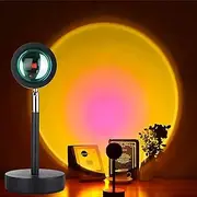 Sunset Lamp Projector for Room，LED Sunset Projection Night Light (Gold*2)