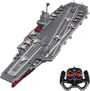 Remote Control Ship Model Remote Control Medium (40CM) Direct Carrier Model 2.4G Remote Control Omni Directional Traveling Warship Model Entertainment Remote Control Ship
