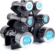 Dumbbell Rack, A Frame Stable Weight Holder with Triangle Design, Multilevel Weight Storage Organizer, Compact Dumbbell Holder, for Home Gym Workout