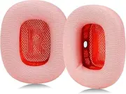 MOLGRIA Replacement Earpads for AirPods Max Headphones,Earpads with Protein Leather,Memory Foam and Magnet (Pink)