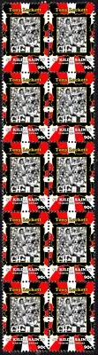 TONY LOCKETT ST KILDA SAINTS TEAM OF THE CENTURY FOOTBALL STAMPS STRIP 10