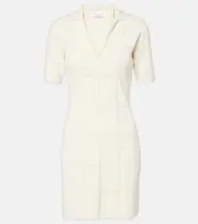 [Max Mara] Max Mara Olivi perforated minidress UK 10 white