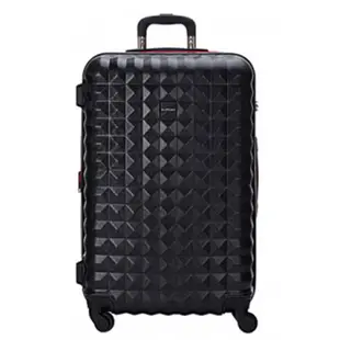 SUMDEX 29吋菱格紋PC耐刮行李箱/登機箱SWR-1555RB(黑色)