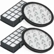 Set Of 2 Hepa Filters For Rowenta Silence Force Cyclonic 4aaaa Ro7647ea Ro7663ea Ro7676ea Ro7681ea (model Ro76xx) Vacuum Cleaners, Replacement Filter