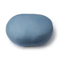在飛比找momo購物網優惠-【MUJI 無印良品】柔軟多用途靠枕/藍色 55×40×20