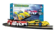 37970 SCALEXTRIC ENDURANCE LMP YELLOW vs GT RED 1:32 SCALE SLOT CAR & TRACK SET