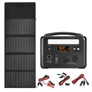 VoltX 600W Power Station 100W Folding Solar Panel with 3 Solar Panel Accessories