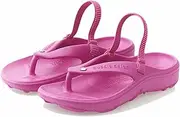Aussie Soles Starfish Kids Thongs - Pink with Diamante