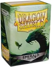 Dragon Shield - Matte Standard Size Sleeves 100pk - Emerald