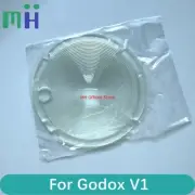 NEW For Godox V1 Front Head Glass Fresnel Panel Diffuser Plate Flash Round Cover