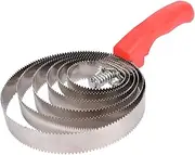 Horse Scraper, Horse Metal Curry Comb, Horse Brushes for Shedding, Metal Reversible Brush, Stainless Steel Horses Brush, Livestock Shedding with Soft Touch Grip, Tool Remover Hair