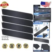 5 Piece Rack Mount Blank Panel Set - 2U Metal Panels for Organized Server Spaces
