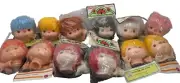 Doll Making Heads W/ Hands Mixed Brands (Lot Of 12) Zims,Darice,Fibre Craft