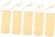ORFOFE Face Cleanser Soap Mesh Bag 5pcs Soap Pouch Shampoo Bar Bag Hanging Lanyard Easy to Dry