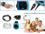 CONTEC CMS50F Wrist Finger Pulse Oximeter 24h Sleep SPO2 PR Blood Oxygen Monitor