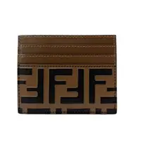 在飛比找ETMall東森購物網優惠-【FENDI】品牌FF logo壓紋皮革卡片夾(8M0445