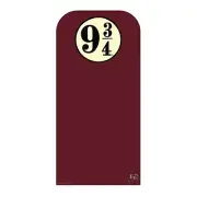 Hogwarts Express Platform 9¾ Cardboard Backdrop Official Harry Potter Standee
