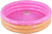 Kiddie Pool, Watermelon Hamburger Ice Cream Inflatable Pool Water Pool in Summe
