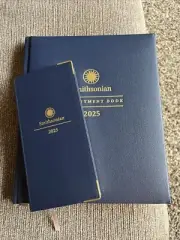 Smithsonian Hard Cover 2025 Day Planner And Pocket Planner