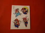 Super Mario Bros. 3 Nintendo NES Vending Machine Temporary Tattoos *RARE* 1994