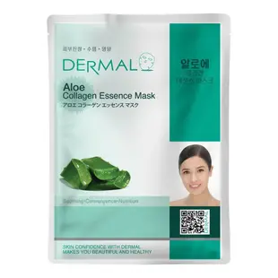 Dermal Mask 膠原蛋白和蘆薈舒緩保濕(1 件)