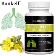 Mullein Leaf Capsules - Supports Lung Health,Balance Respiratory System