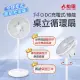 【勳風】14吋充電式DC循環立扇/可用USB行動電源(BHF-T0024)