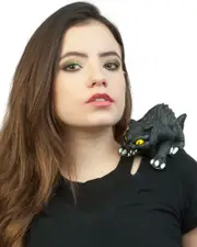Black Cat Deluxe Shoulder Buddy Prop