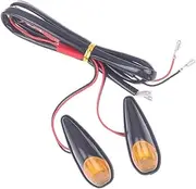 2Pcs Motorcycle Led Turn Signal Light Drl Daytime Running Lights Indicator for ATV Scooter Flashing Indicator Lamps