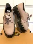 NIB Dr Martens 1461 Quad Taupe Leather Platform Shoes Mens 9 Womens 10