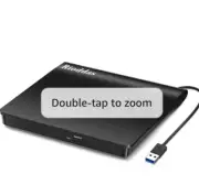 Rioddas External CD/DVD Drive for Laptop USB 3.0 CD/DVD Player Portable
