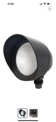 RAB BULLET12A LED Fixture 12W 5000K Single Lamp Bullet Bronze Light 19891