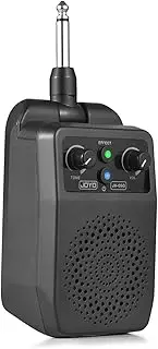 Labymos Mini Guitar Speaker BT Voice Adjustment Portable Plug-in Speaker for All Electric Guitars Amplifier 1500mAh Type-C Plug and Play Built in 4 Types Effectors