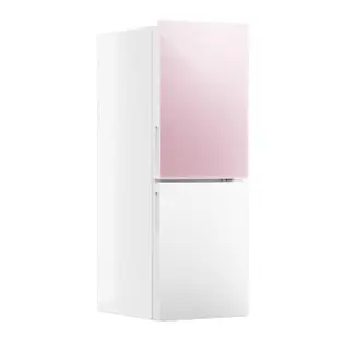 【Haier 海爾】170L 一級能效彩色玻璃雙門冰箱-粉白色(HGR170WP上冷藏110L/下冷凍60L)