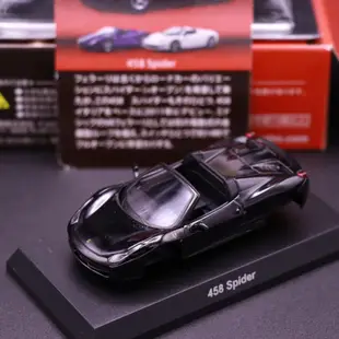 1/64 京商 法拉利 458 Spider 合金車模 老車