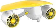 Swimming Thruster, Underwater Scooter Booster with Thrust 12kgh and 50m Diving Depth, 0.8-1.8M/S Speed and 60min Battery Life, Compatible with Action Cameras, Comfortable Steady, for Diving
