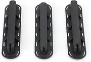 Surfboard Fins, Surfboard Rudder Buckle Set Water Ski Board Fish Fin Clip Paddle Board Fins Replacement Futures Fins Surfboard Tail Clip (Black)