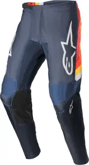 Alpinestars Fluid Corsa Motocross Pants, red-blue-yellow, Size 32 for Men Red Blue Yellow