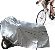 Cycle Cover - PE Film Waterproof Protective Bike Cover | Outdoor Dustproof Sun Protection Wrap | Rain Covers For Road Bikes, Mountain , E-Cycle, Motorcycle