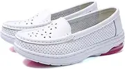 [Lfzhjz] Nurse Shoes,Hollow Out Super Breathable, EVA and Rubber Air Cushion Sole, Wedge Heel Soft Sole, for Medical Workers, Doctors, Healthcare Providers